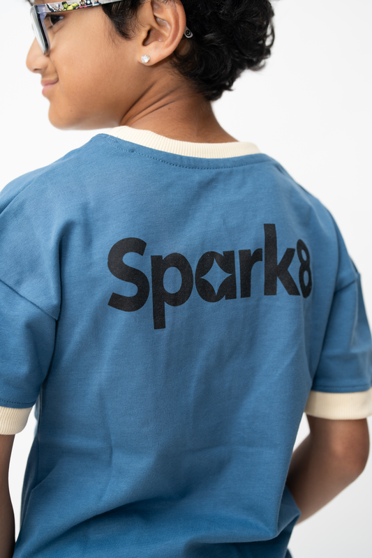 Boys Pocket Back Logo Tee – Teal