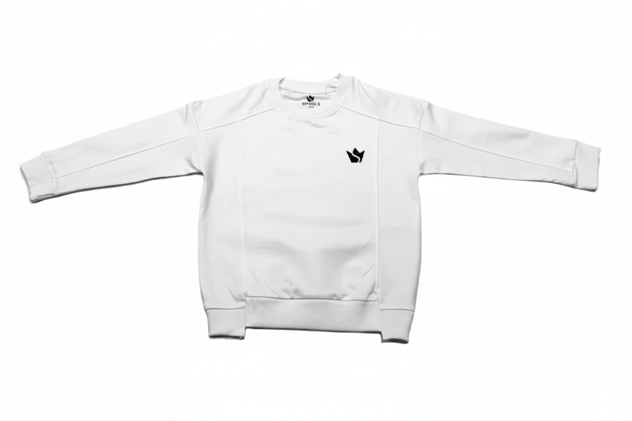 Boys Summer Sweatshirt – White