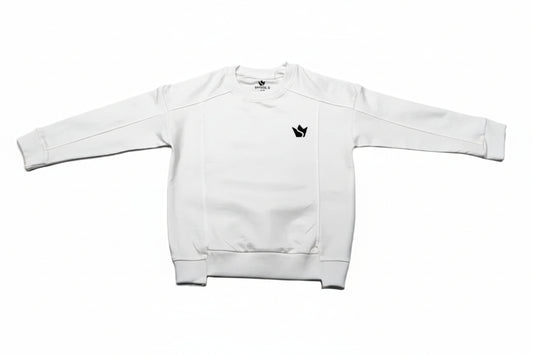 Boys Summer Sweatshirt – White