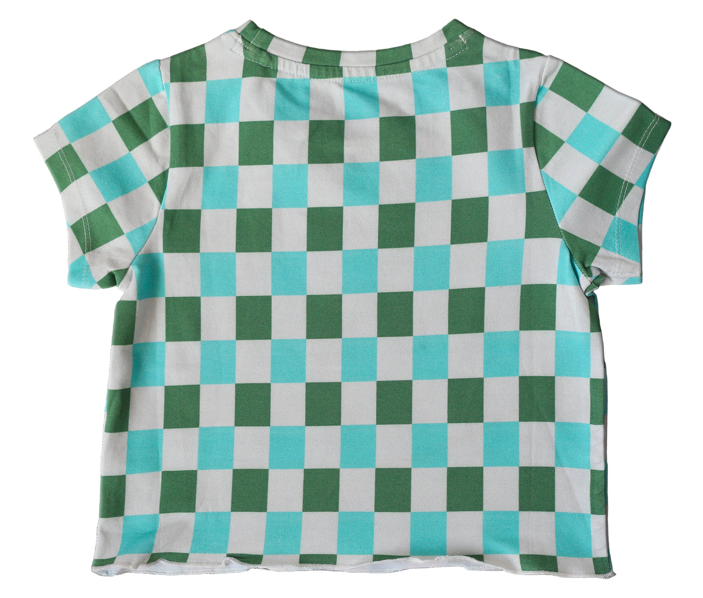 Mint Check Tee
