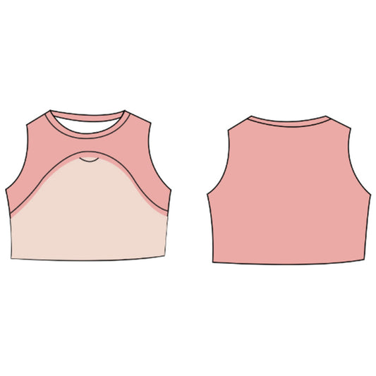 Blush Curve Top