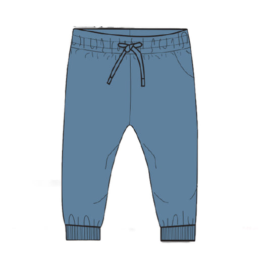 Boys Comfy Track Pants – Blue