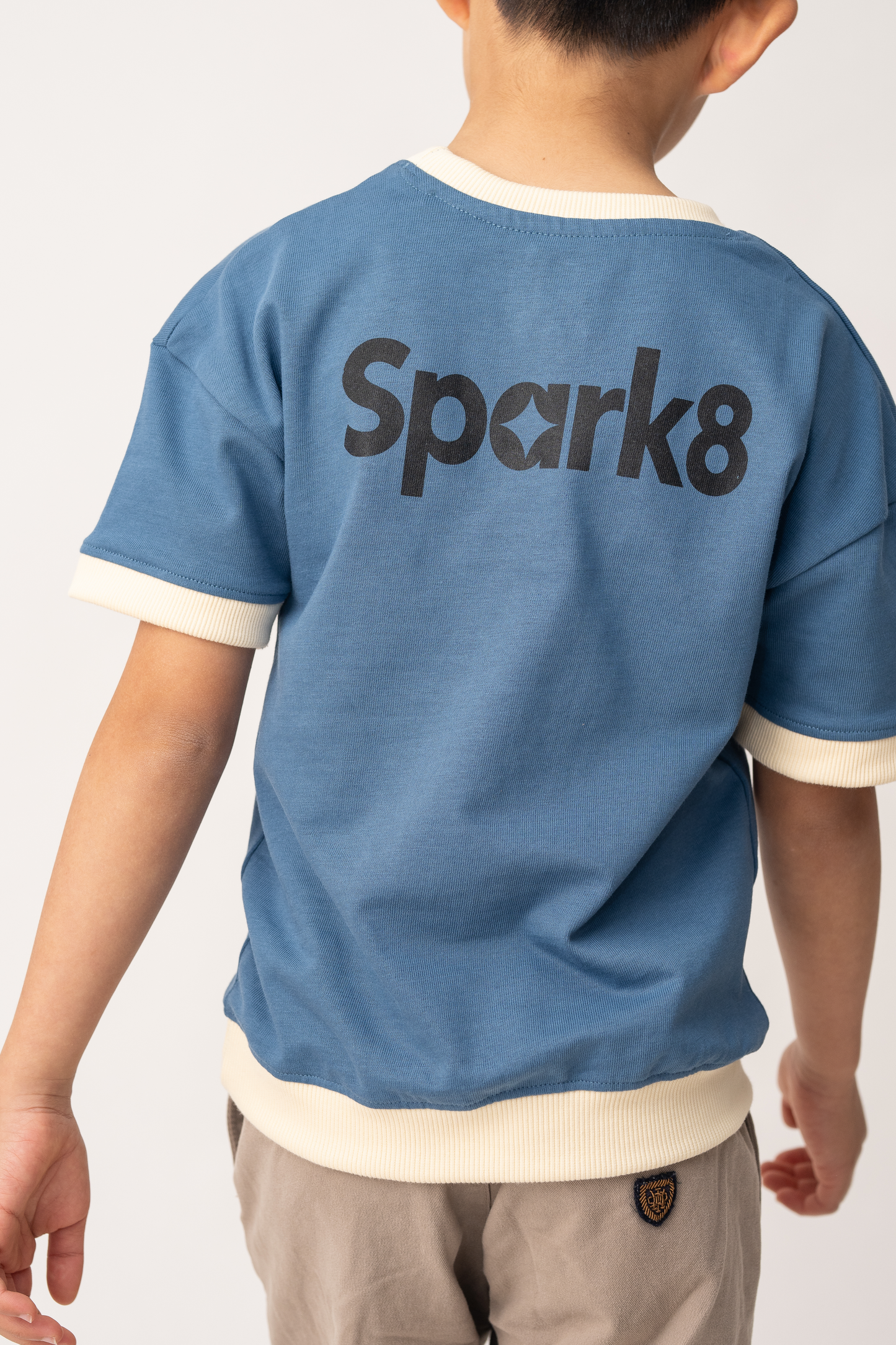 Boys Pocket Back Logo Tee – Teal