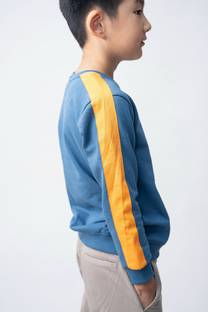 Steel Blue Sport Fleece Jumper