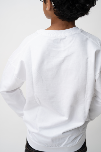 Boys Summer Sweatshirt – White