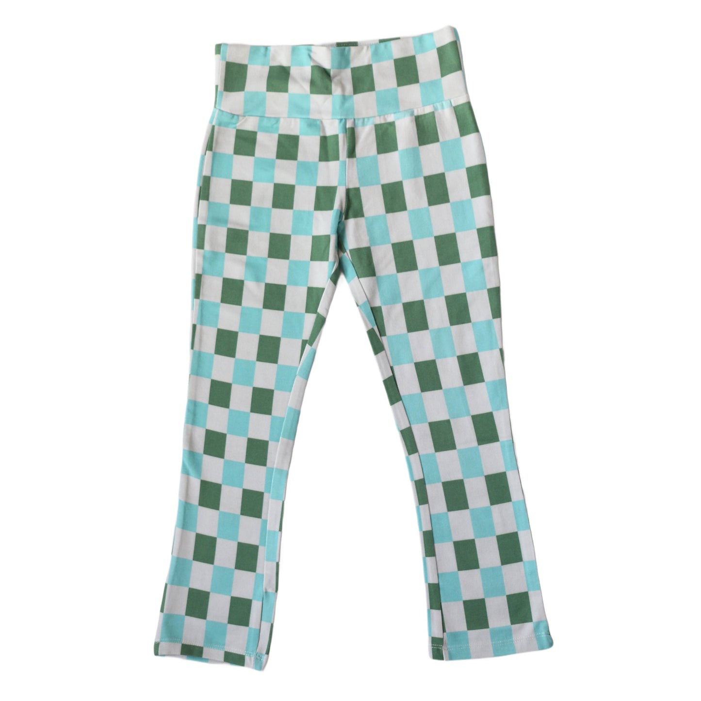 Mint Check Pants